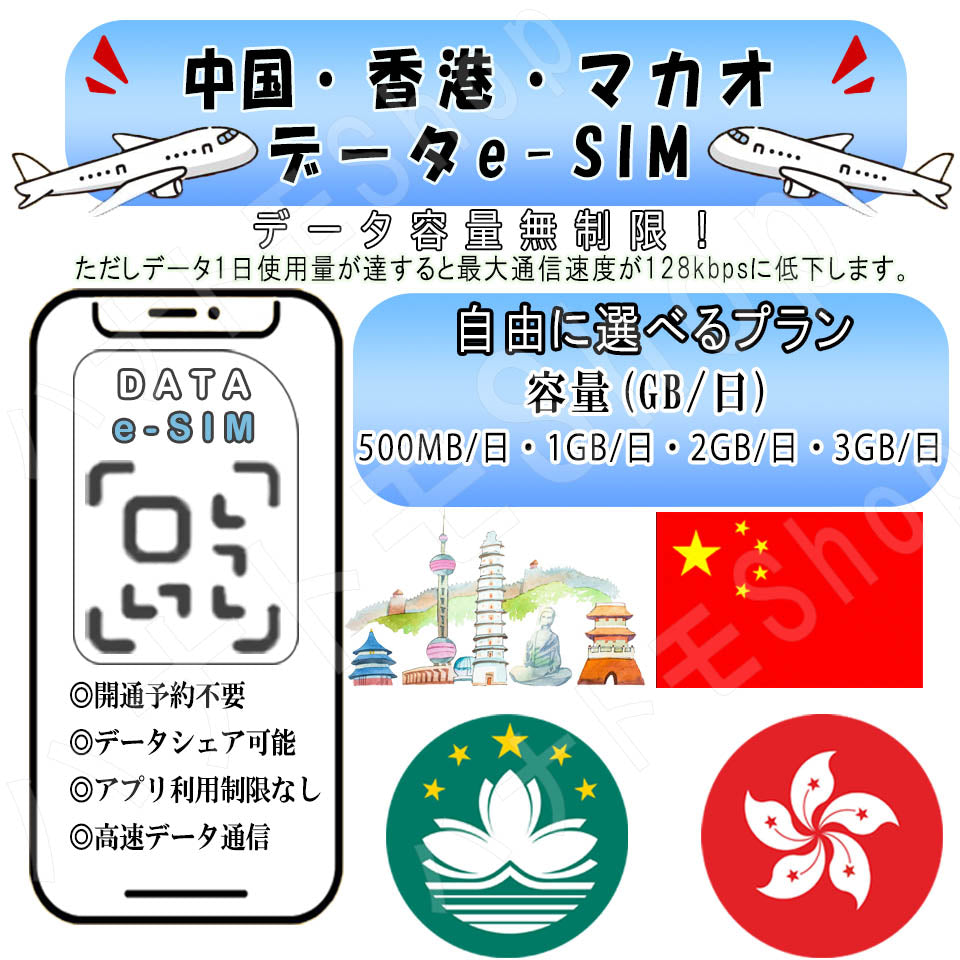 Philippines esim prepaid sim unlimited sim card 3G 4G LTE 5G data communication tethering possible overseas business trip overseas travel short-term travel temporary return to Japan travel short-term business trip