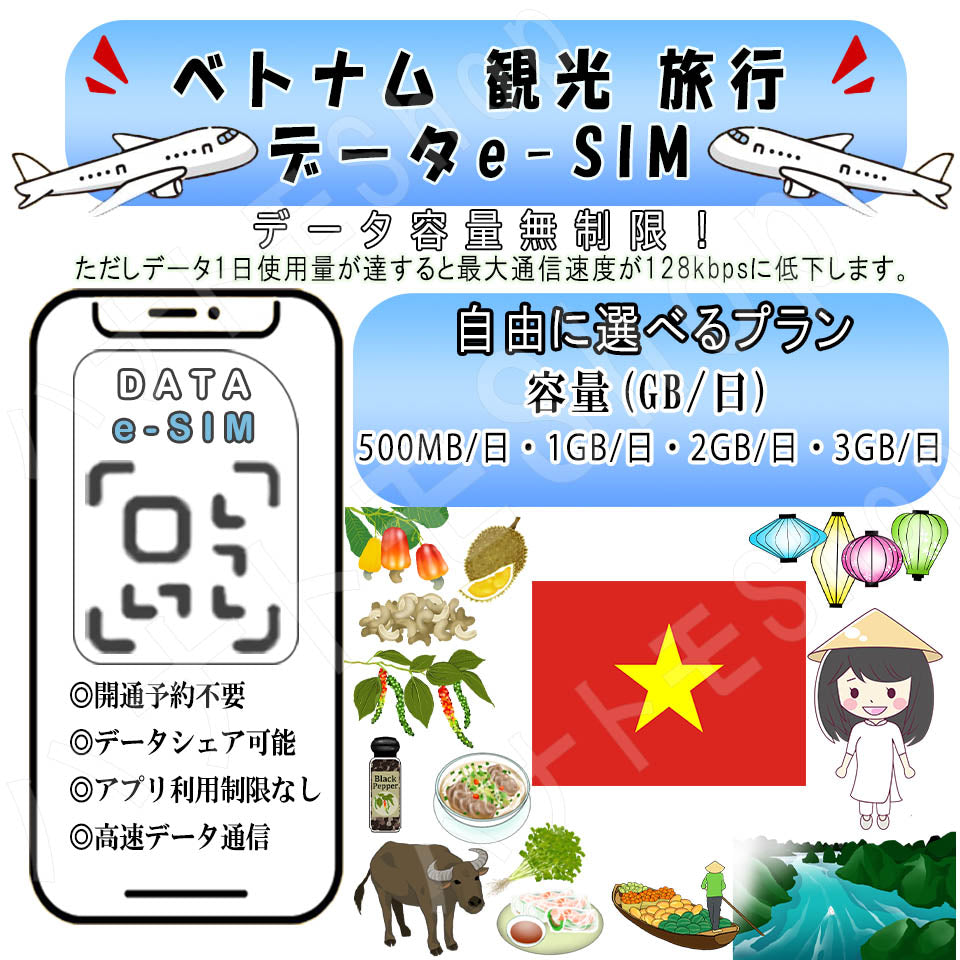 Philippines esim prepaid sim unlimited sim card 3G 4G LTE 5G data communication tethering possible overseas business trip overseas travel short-term travel temporary return to Japan travel short-term business trip