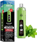充電式 電子たばこ VAPE Al Fakher Crown Bar CRYSTAL アルファーヘル クラウンバー 10000 持ち運びシーシャ 1万回吸引 VAPE 液晶 残量表示 ニコチン0 爆煙 電子タバコ CROWN BAR 本体 使い捨て シーシャ 禁煙 パイポ 水タバコ 持ち運びシーシャ