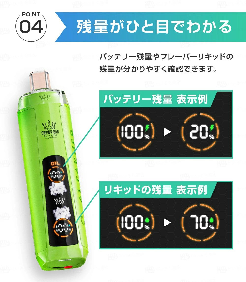 充電式 電子たばこ VAPE Al Fakher Crown Bar CRYSTAL アルファーヘル クラウンバー 10000 持ち運びシーシャ 1万回吸引 VAPE 液晶 残量表示 ニコチン0 爆煙 電子タバコ CROWN BAR 本体 使い捨て シーシャ 禁煙 パイポ 水タバコ 持ち運びシーシャ